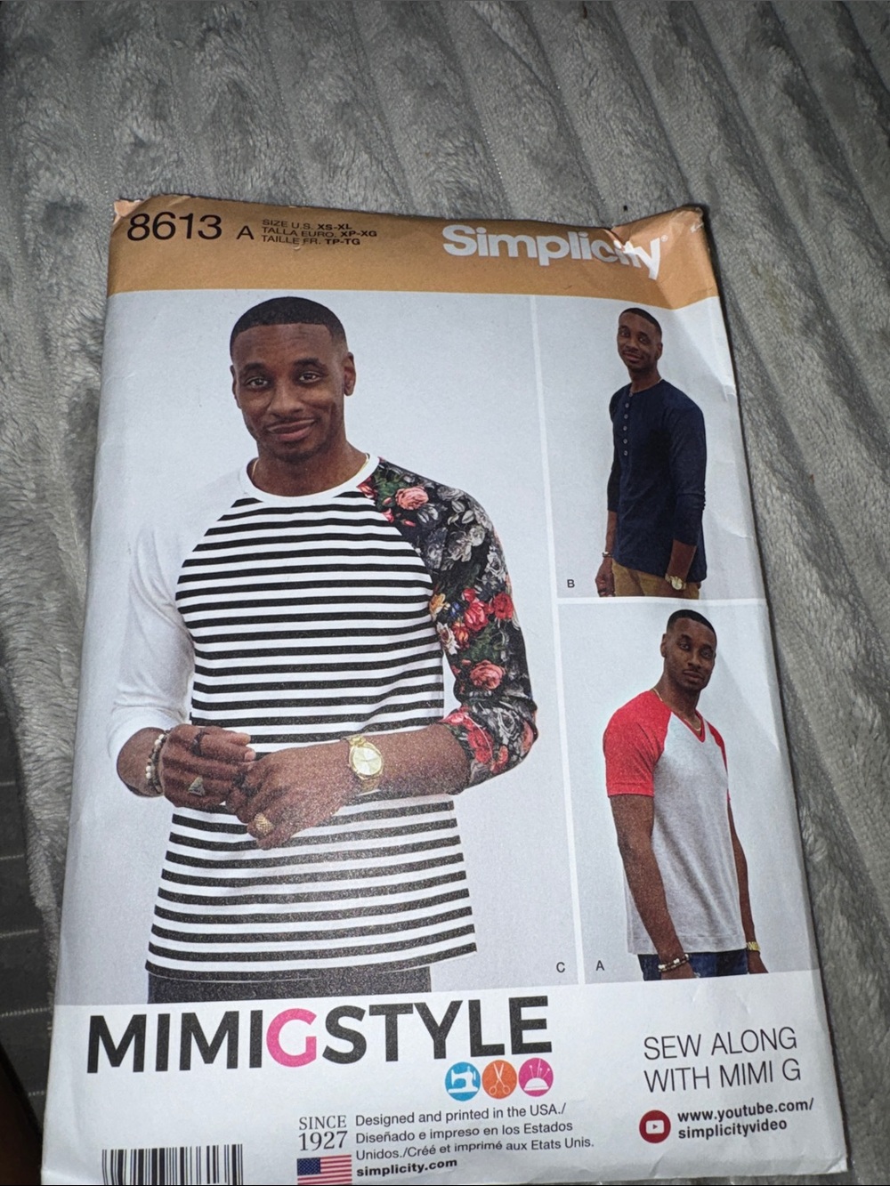 Simplicity  8615 men tank top